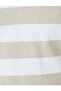Crew Neck Cotton Regular Fit Short Sleeve Striped T-Shirt - 6