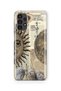 Samsung Galaxy A13 Compatible Vintage Sun Design Printed Transparent Case