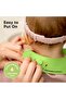 2-Pack Silicone Baby Bibs - Food-Grade, Large Food Catcher, Waterproof, Easy Clean (Cloud Nine) - 5