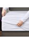 Premium Waterproof King Mattress Protector, Bamboo Viscose, Breathable, Fitted (White) - 7