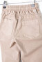 Beige Pocket Woven Detailed Elastic Waist Boy's Linen Trousers 20417 - 5