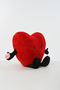 Plush Pillow Gift for Lover Embroidered Heart 40 cm Pillow Red - 3