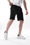 Black Adjustable Waist Pocket Short Men's Shorts 6544 - 2