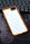 iPhone 7 Plus / 8 Plus Compatible Diamond Stone Hard Cover Case with Diamond Stone Pattern Orange - 7