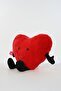 Plush Pillow Gift for Lover Embroidered Heart 40 cm Pillow Red - 2