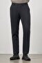 Men's Black Cotton Casual Comfort Fit Chino Trousers with Side Pockets 1003245154