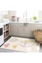 Seda Collection Flying Balloons in Pastel Tones Patterned Woven Base Modern Decorative Carpet Seda42 - 4