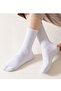Cotton Plain White Tennis Socks-12 Pack - 2