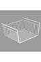 2Pack Large Metal Under Shelf Hanging Storage Bin Basket – Open Front Organizer for Kitchen - 6