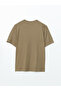 Nevavm Oval Collar Printed Combed Cotton Men's T-Shirt - 6