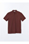 Polo Neck Short Sleeve Men's T-Shirt - 5