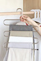 10Pcs 5 Layers Metal Pants and Shawl Hanger Inside Wardrobe Scarf Hanger Multiple Hanger - 3