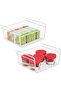 2Pack Large Metal Under Shelf Hanging Storage Bin Basket – Open Front Organizer for Kitchen