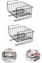 2 Pack Under Shelf Mesh Basket – Multipurpose Hanging Storage Organizer for Kitchen Pantry
