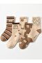 Economical Pack of 5 Teddy Bear Unisex Tennis Socks Set