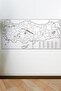 Writable Turkey Map Magnetic Wall Sticker 110 x 56 cm - 4
