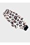 Girl's Cotton Cream Color Leopard Patterned Long Sleeve Seasonal Pajama Set - 5