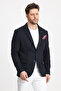 Men's Solid 360 All Direction Stretching Slim Fit Slim Fit Mono Collar Basic Blazer Jacket - 4