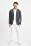 Men's Solid 360 All Direction Stretching Slim Fit Slim Fit Mono Collar Basic Blazer Jacket - 2
