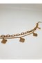 1. Grade Quality 316L Surgical Steel Women's Bracelet, Double Chain with Flower Figure Model No 8 - 2