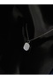White Stone Steel Necklace 45 cm Women, Steel Necklace Does Not Rust & Tarnish - 3