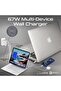 67W USB-C GaN Wall Charger, Ultra-Compact Dual USB-C Power Delivery Laptop Charger - 3