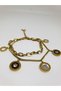 1. Grade Quality 316L Surgical Steel Women's Bracelet, Zircon Stone Double Chain Model No 12