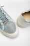 Neva Stone Flat Sole Women's Baby Blue Denim Sneakers - 4