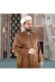 عباءة انسار الإمام الفاخرة - بني - 2
