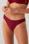 Women's 5-Piece Economic Pack Black-Navy Blue-Burgundy-Powder-Ecru 2057 High Leg Classic Cotton Basic Panties - 3