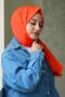 Orange Cotton Cazz Shawl - 3