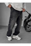 Anthracite Stitched Washable Cargo Pants Ke-707 - 2
