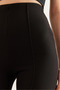 Women's Black Spanish Leg Ribbed Tights Tyt- 19000090 - 6