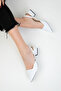 White Women's Classic Heeled Shoes 20318 - 3