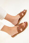 Tan Women's Slippers 20342 - 4