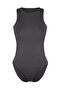Antrasit Halter Yaka Vücuda Oturan Esnek Alttan Çıtçıtlı Örme Body TWOSS20BD0044 - 7