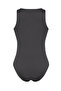 Antrasit Halter Yaka Vücuda Oturan Esnek Alttan Çıtçıtlı Örme Body TWOSS20BD0044 - 8