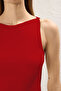 Kırmızı Askılı Fitted/Vücuda Oturan Esnek Örme Bluz TWOSS24BZ00535 - 3