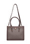 Coffee Small Alphabet Women's Shoulder Bag 05Po25Y2013 - 3