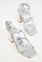 Silver Women's Classic Heeled Shoes 20363 - 2