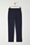Lacivert Regular Fit Basic Chino Esnek Gabardin Pantolon TMNSS25PL00019 - 8