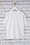 Ekru Kalın Pamuklu Kiraz Baskılı Oversize/Geniş Kalıp Örme T-Shirt TWOSS25TS00122 - 6