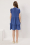 Indigo Flounced / Ruffle Detailed Mini Aerobin Woven Dress Twoss25El00427 - 4