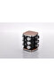 ,spice rack Set 12 Glass Jar ,Rotating stand,Square,wood