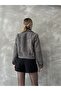 Buttoned Bowl Coat - Black | |   F1547 - 5