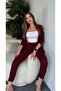 Women's Atlas Fabric Jacket Trousers Set - 3