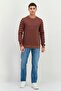 سترة رجالية مطبوع بالكامل بأكمام طويلة وياقة دائرية، متعددة الألوان - 4