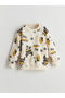 Two Mt Shop Quality Lcw Kids Green 2 Thread Printed Standard & Regular Boys' Sweatshirt - 2