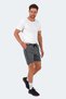 Nazaire in Men's Fitness Dark Gray Shorts with Pockets - 6