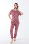 Short Sleeve Summer Pijamas Suit - 7
